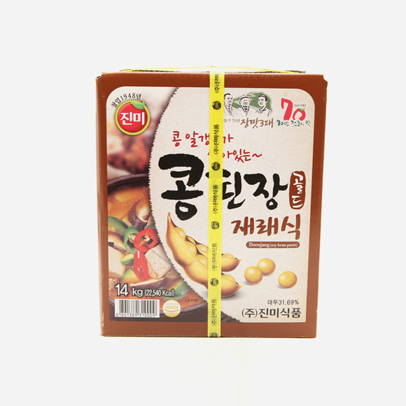 업소용 대용량 덕용말통) 진미 콩된장 골드 재래식 14kg