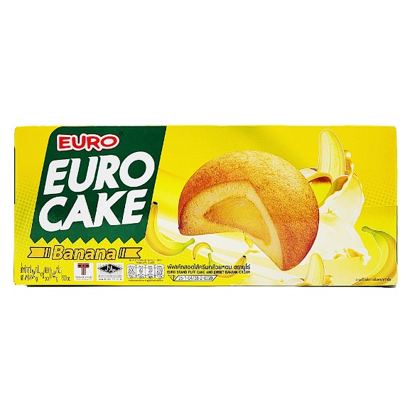 유로 커스타드 케이크 바나나맛 6개입 144g