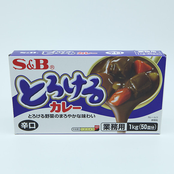 S&amp;B 토루케루 카레 매운맛 1kg