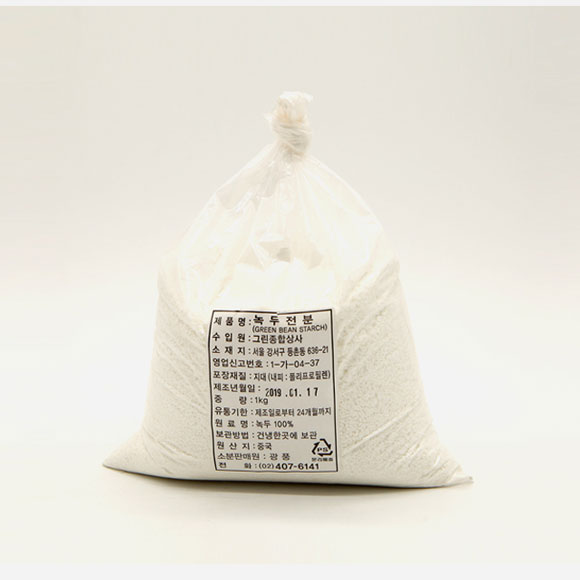 청포묵가루 녹두전분 1kg