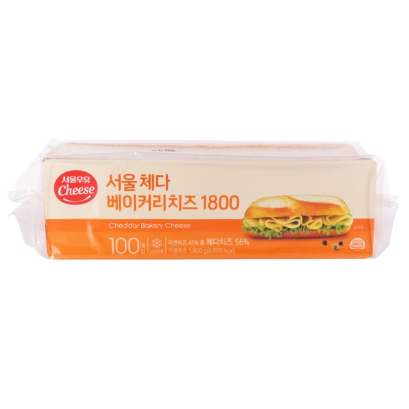 서울우유 냉장 체다 베이커리치즈 1.8kg