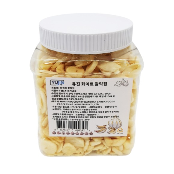 유진 화이트 갈릭칩 슬라이스 마늘후레이크 200g