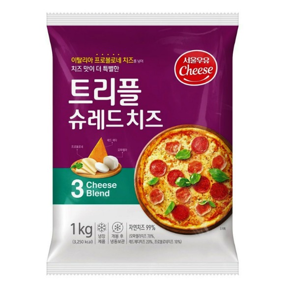 서울우유 냉장 트리플슈레드 1kg