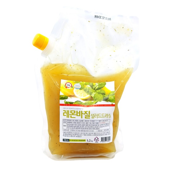 텃밭 냉장 레몬바질 샐러드드레싱 1.2kg