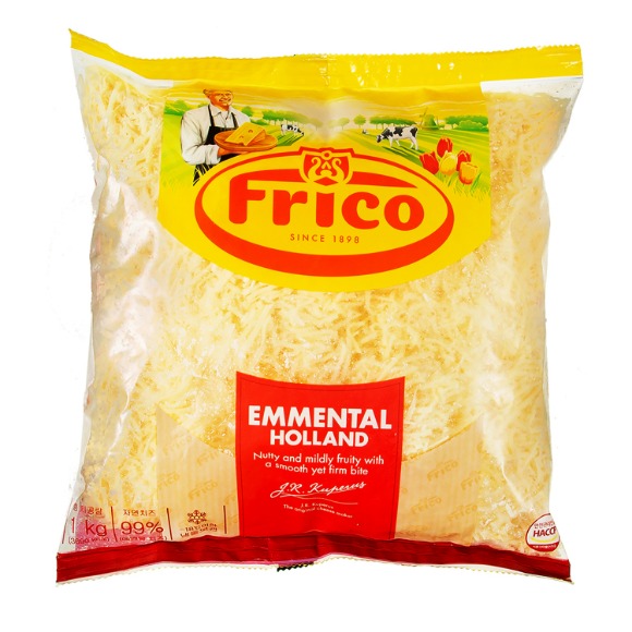 프리코 냉동 에멘탈치즈 슈레드 1kg