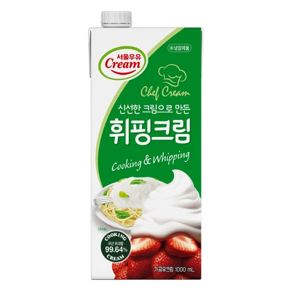 서울 냉장 휘핑크림 1L