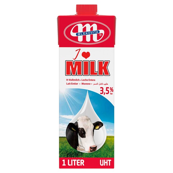 믈레코비타 3.5% 멸균우유 1L