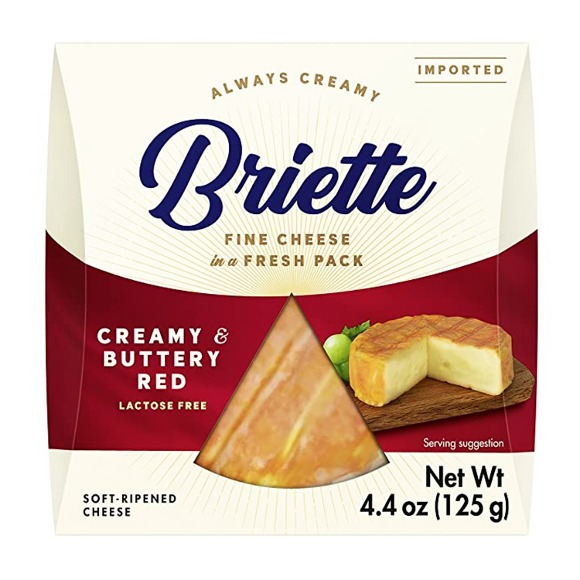 브리에뜨 냉장 크리미 버터리 레드 치즈 125g