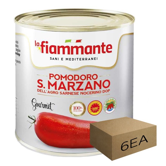 1박스) 라피아만떼 산마르지아노 토마토홀 2.5kg x 6개입